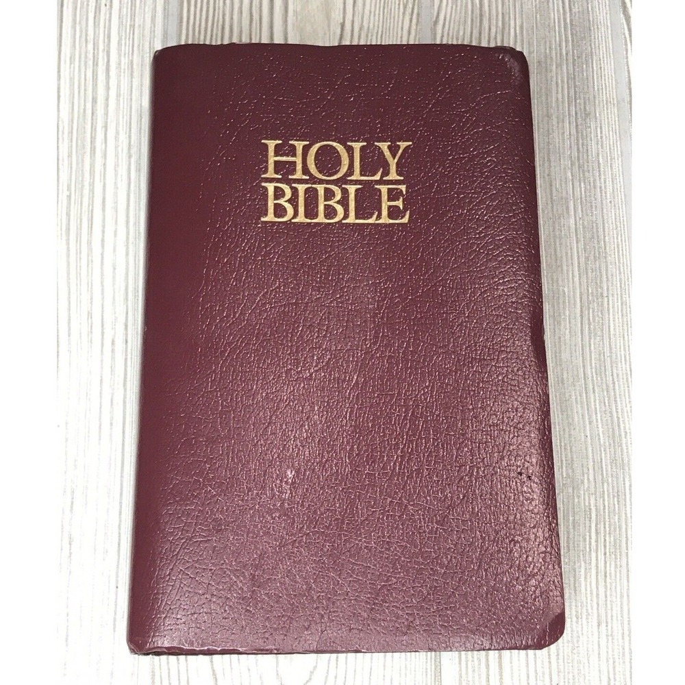 Zondervan NIV Holy Bible New International Version Red Letter Burgundy Leather